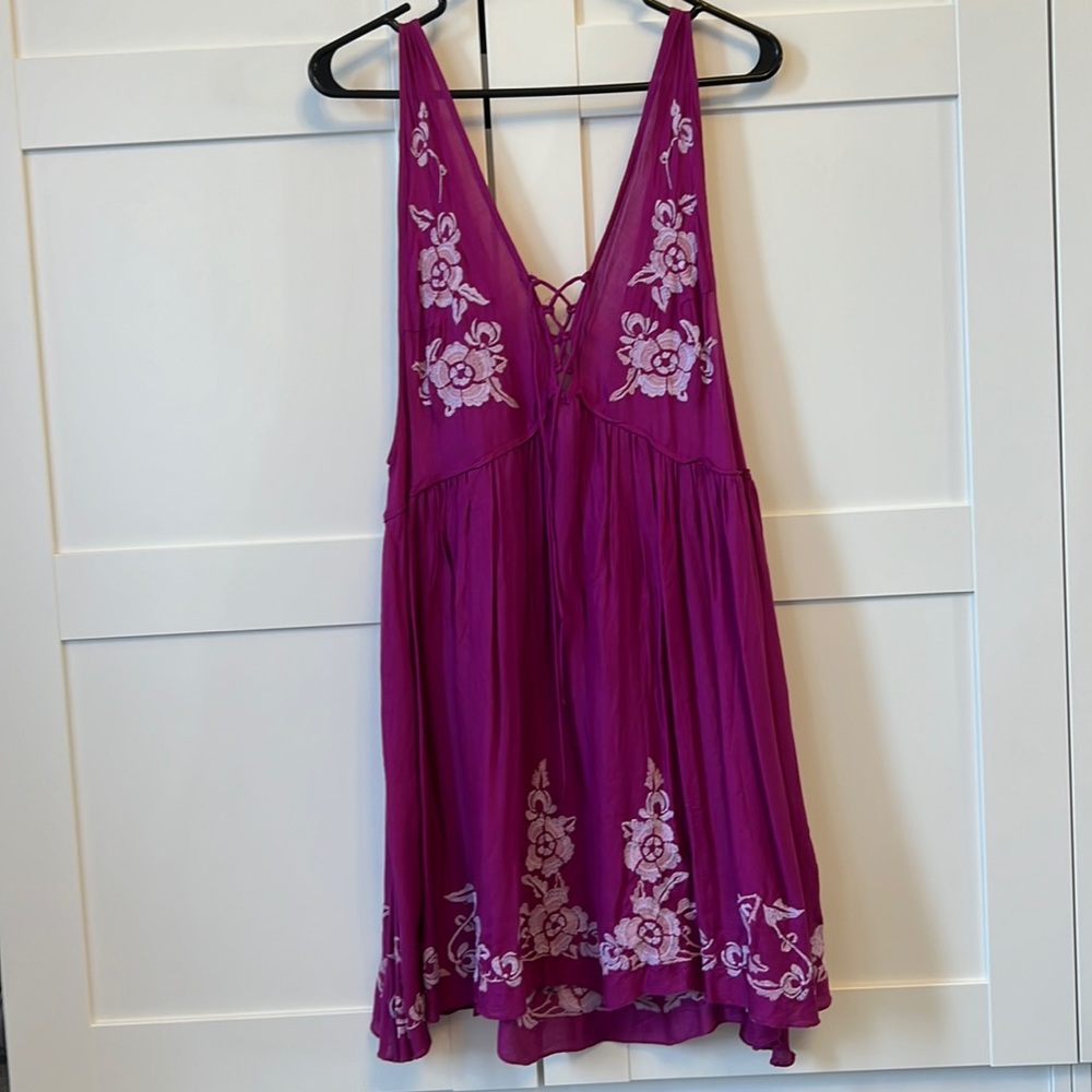 Josie - beautiful embroidered mini dress